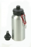 Trinkflasche silber 400ml, 48 St�ck