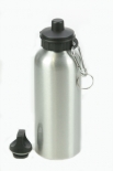 Trinkflasche silber 600ml, 48 St�ck