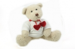 Teddy creme inkl. Mini-T-Shirt Polyester, 72 St�ck